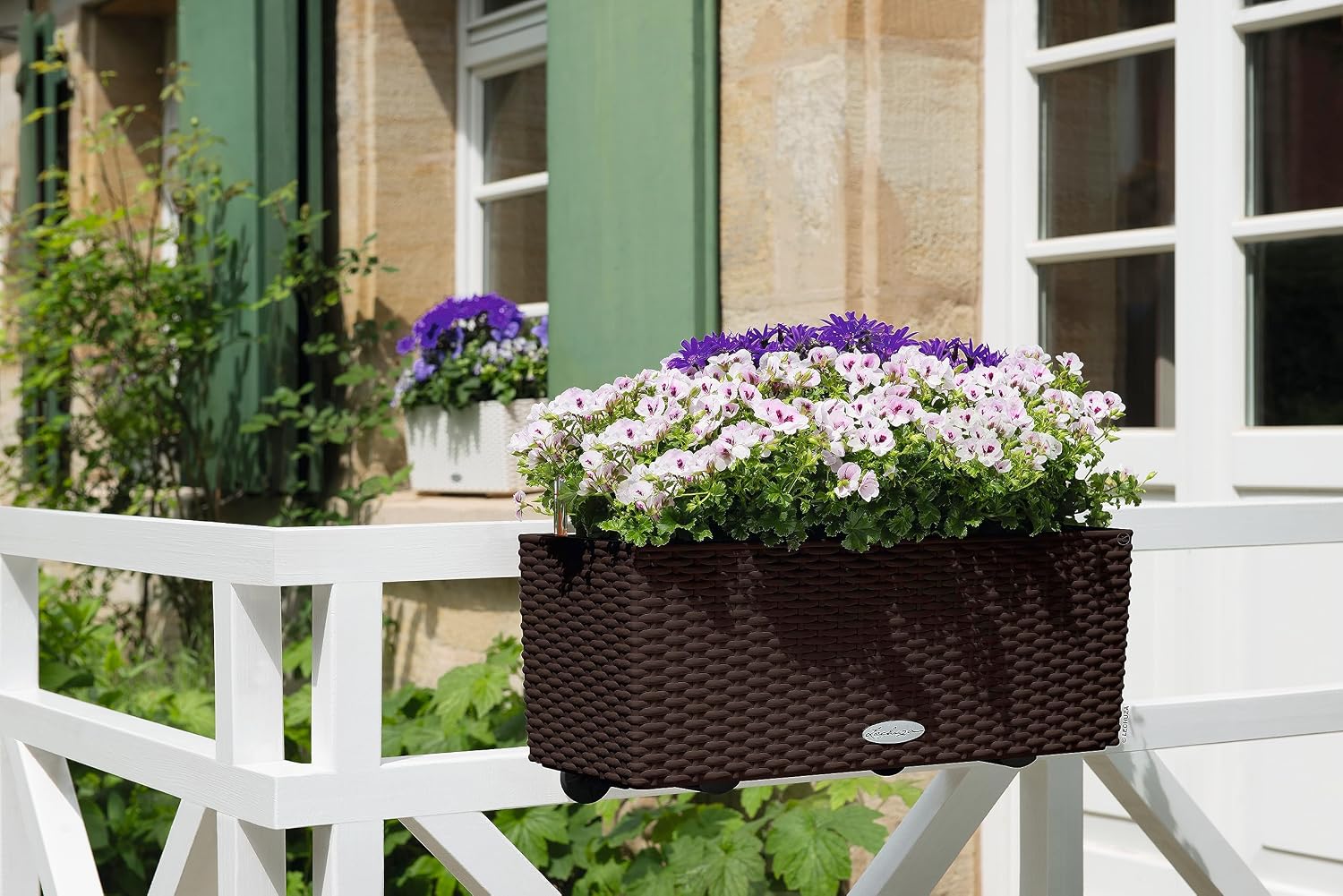 BALCONERA Cottage 50 Mocha, Se - đánh giá và giá Self Watering Planter