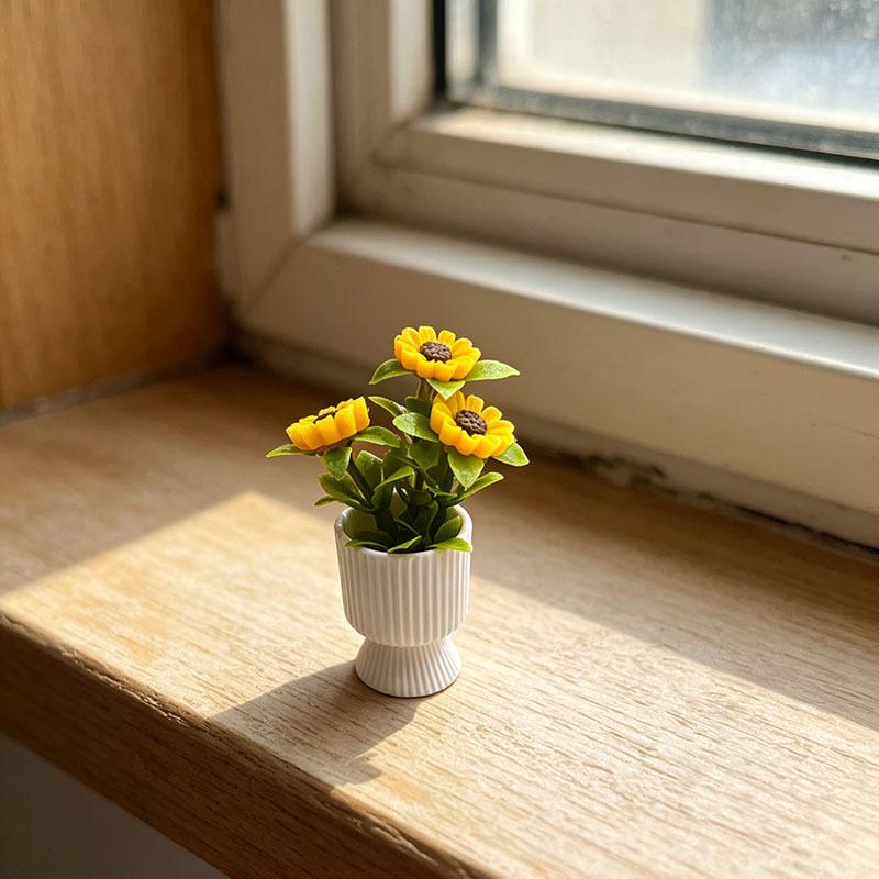 {#} Miniature Sunflower Potted - đánh giá và giá Plant Pot