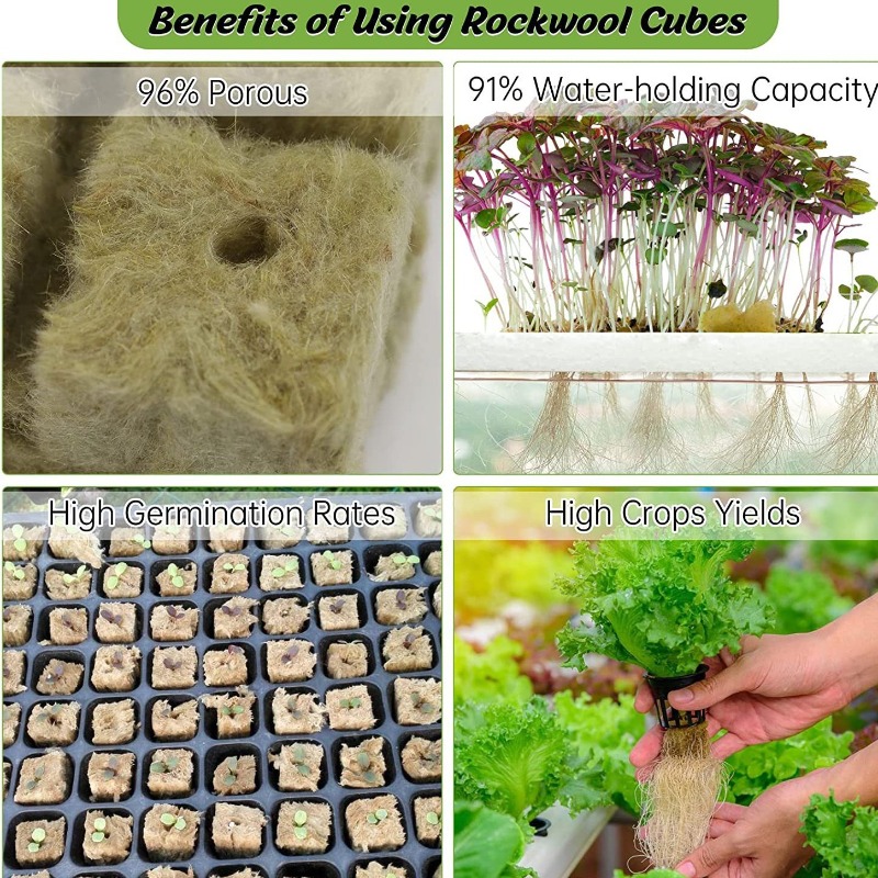 72-Pack Hydroponic Rockwool Cu - đánh giá và giá Hydroponic Kit